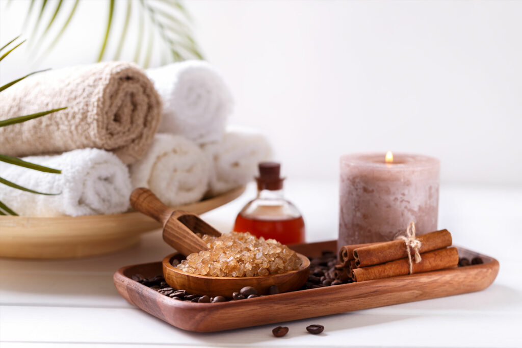 Regala tractaments i massatges relaxants a Girona. Espelmes, oli i tovalloles