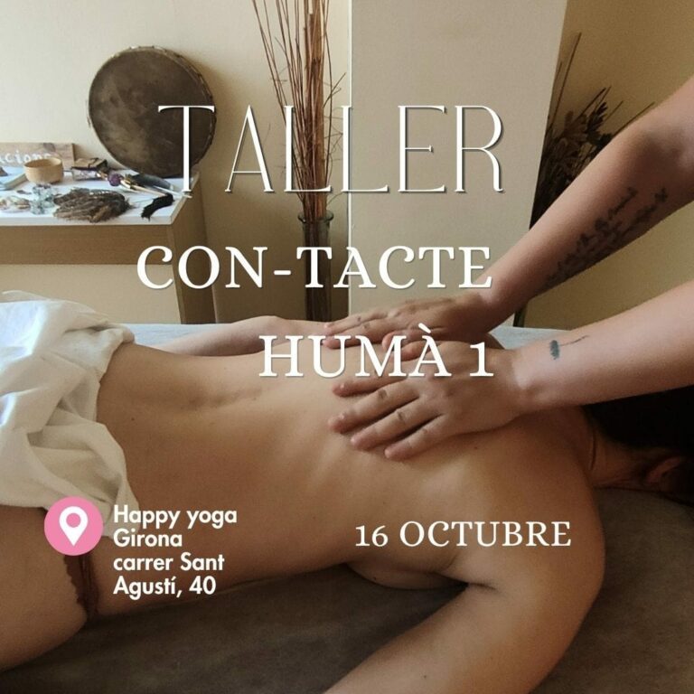 Taller Con-tacte Humà 1 de massatge conscient a Girona